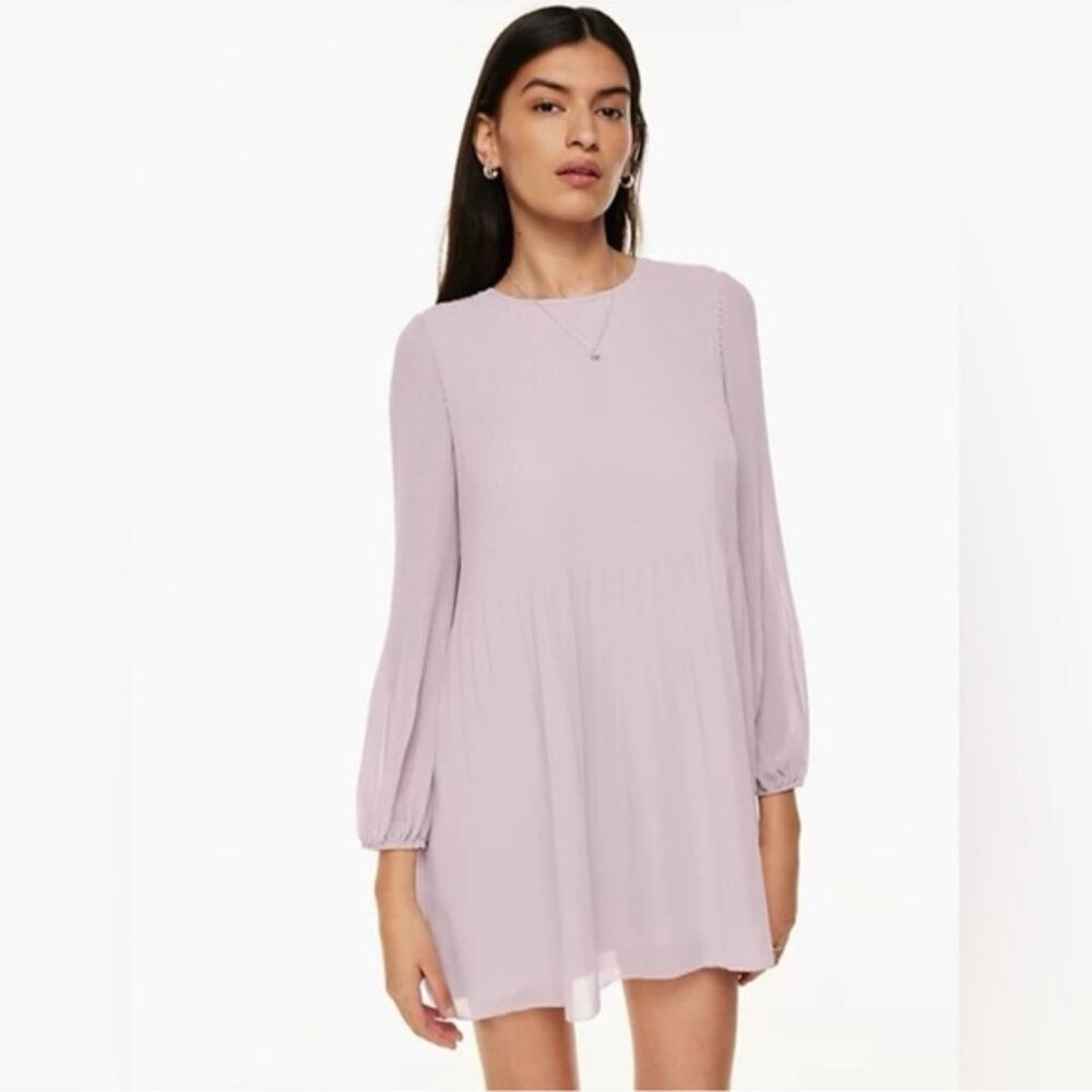 Wilfred Aritzia lavender purple daydreamer mini dress Small